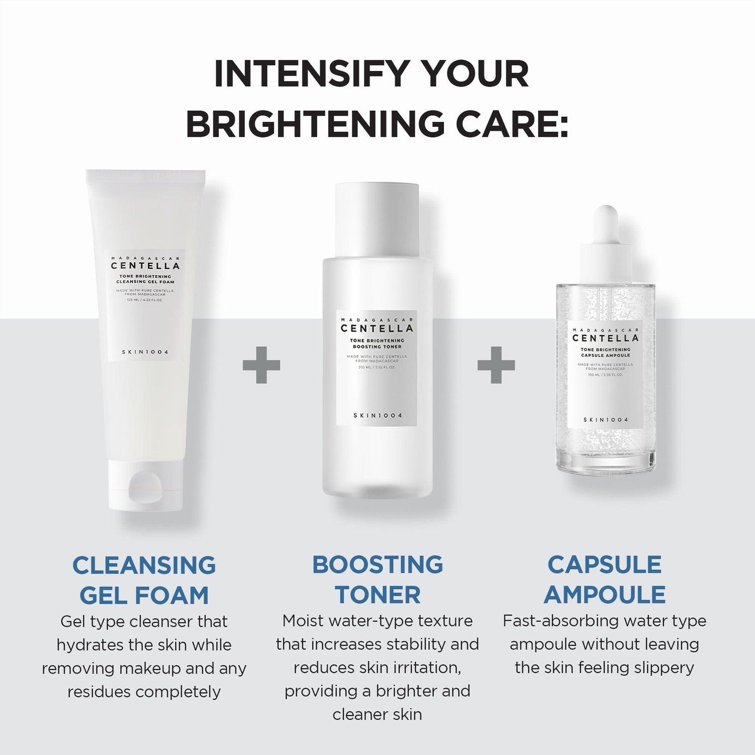 SKIN1004 - Madagascar Centella Tone Brightening Cleansing Gel Foam (125ml)